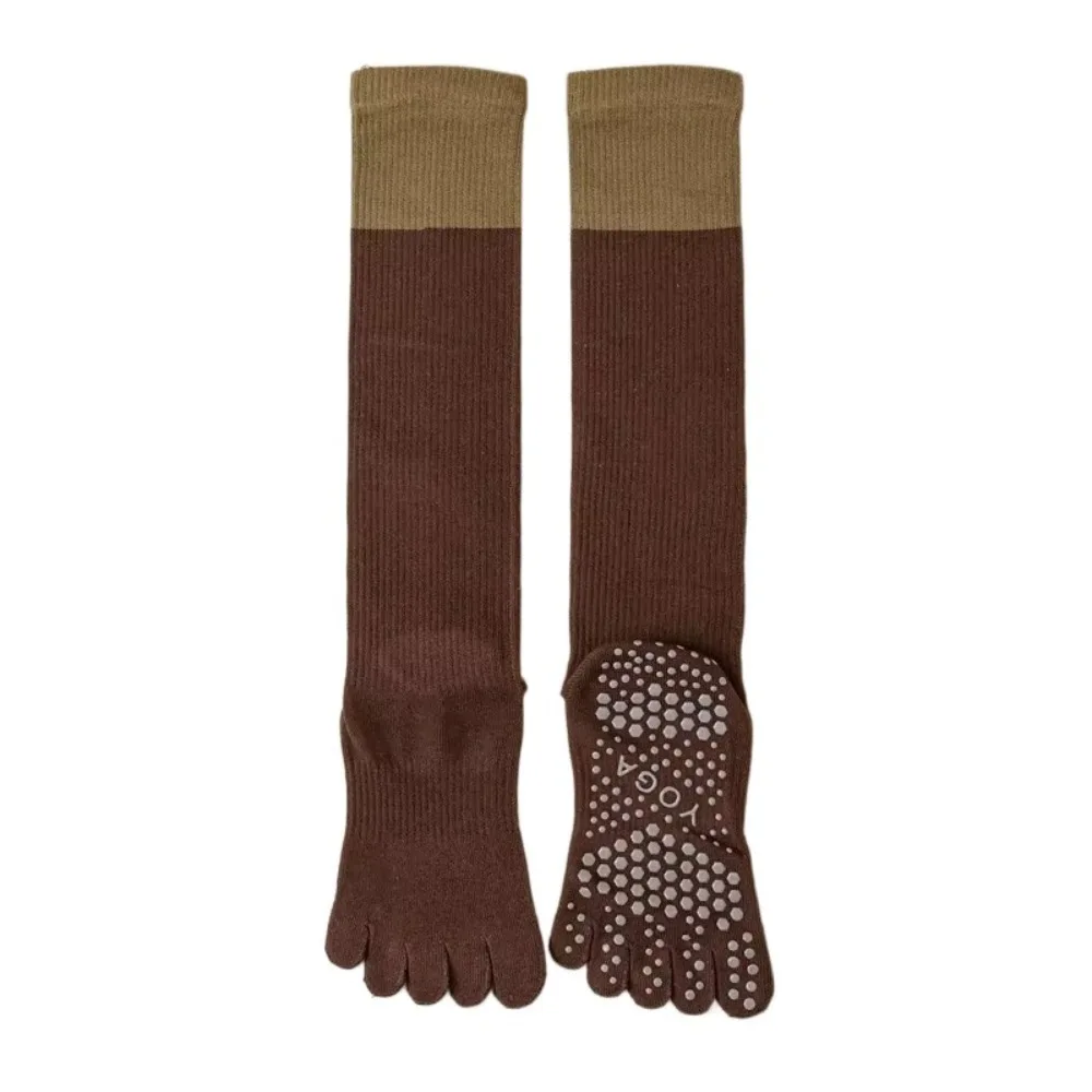 Polyester Yoga Socks with Silicone Grip for Women