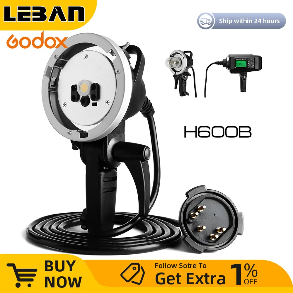 thumbnail interactive-video image 1 of Godox 600W Flash Tube Bare Bulb Replacement For Godox AD600B & AD600BM Strobe Lights 1 of 9