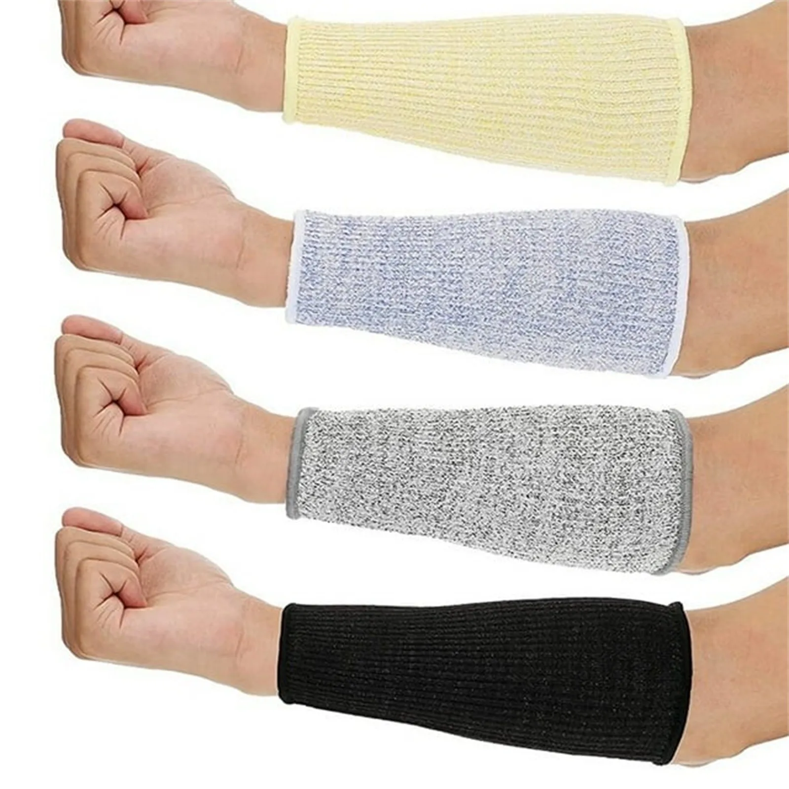 

4 Pair Cut And Burn Sleeves Arm Sleeves Forearm Protectors For Thin And