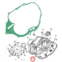 Clutch Cover Gasket For Yamaha XT600 XT 600 1984-1995 TT600 TT 600 1983-1986 XT550 XT 550 1982-1983 SRX600 1986