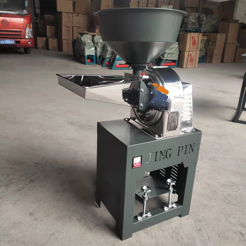 150-200kg/h Stainless Steel Herb Spice Grain Grinder 3000KW Electric Coffee Grinder Dry Food Powder Miller Grinding Machine 4