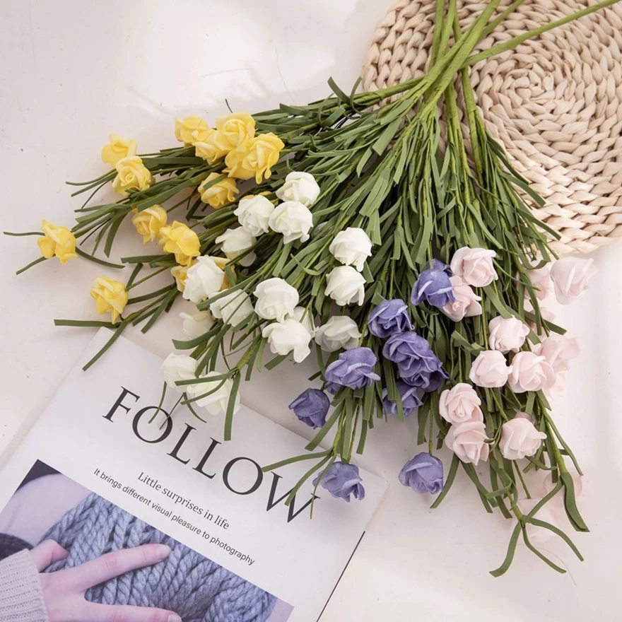 Künstliche Blume Schaum Rose Hotsale Hochzeit Braut Bouquet Hause Vase Bonsai Garten Esstisch Indoor Outdoor Diy Geschenk Box Dekor