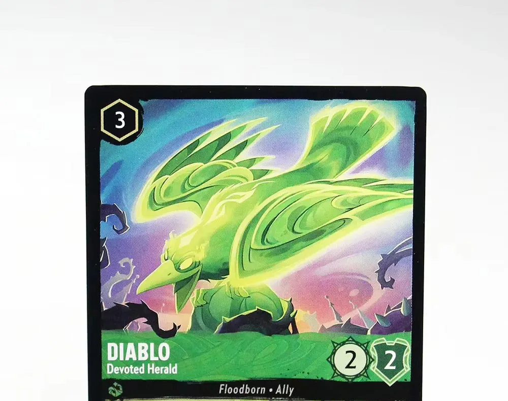 Anime Trading Cards Lorcana Proxy Chapter 4 NoneFoil High Quality Diablo TCG Game Cards