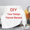 Custom Blanket with Photo,Personalized Flannel Blanket for Adults Children Birthday Christmas Father Mother Valentine's Day Gift 1