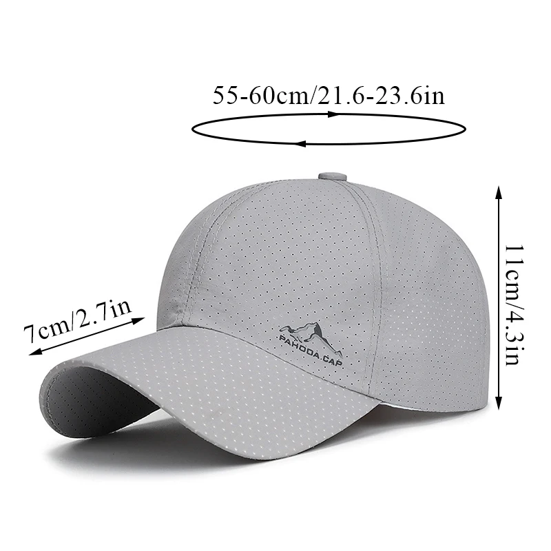Men Women Summer Thin Quick Dry Baseball Cap Canada Golf Breathable Sunscreen Sunhat For Fishing Kpop Unisex baseball caps,sports sun hats,golf caps