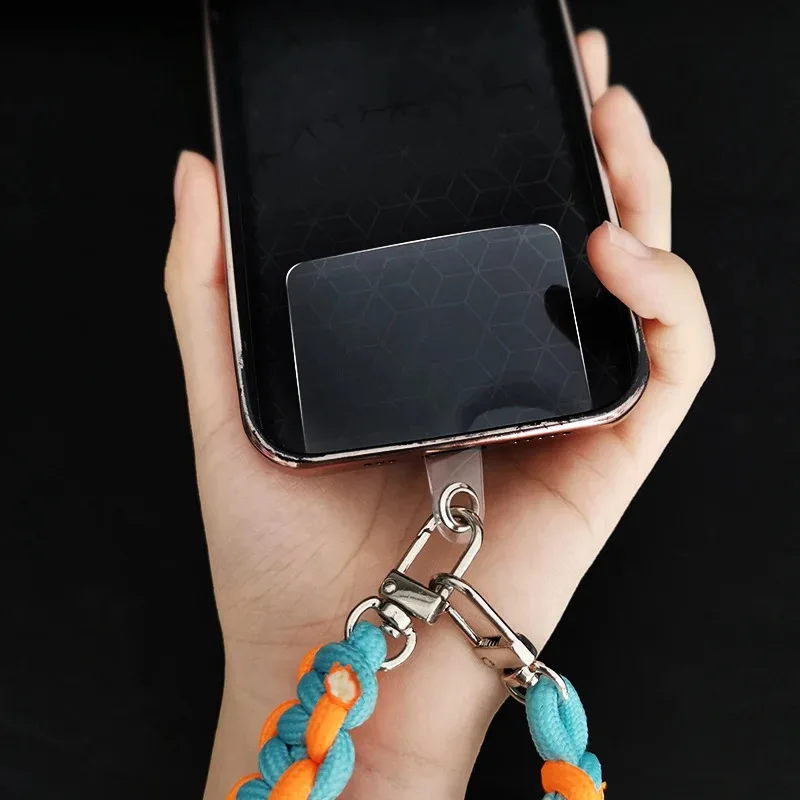 5/10/20/30pcs 투명한 Protable Anti-Fall Clear Phone Lanyard 카드 교체 가능 유연한 테더 폰 케이스 Pandent Gasket