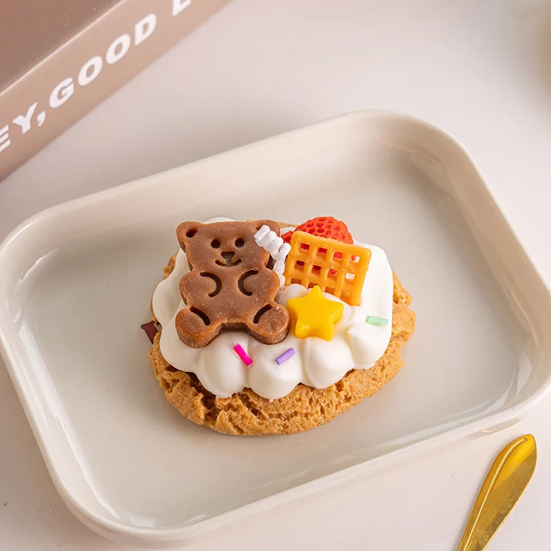 Emulational Cookies Candle Silicone Mold Fondant Baking Mould Candy Cake Biscuit Making Tools Kitchen Supplies Candle Moulds silicone mold,cake mold,silicone candle mold,aromatherapy candle mold,silicone candle molds,candle mold