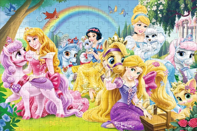 Disney Jigsaw Puzzles Disney Princess Snow White Rapunzel The Little  Mermaid 500 Pieces Flat Puzzle Decompress Relaxing Game - AliExpress