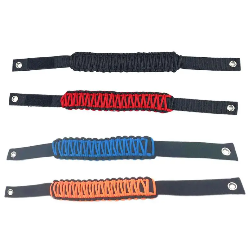

For Ford 2021-2022 Car Grip Handle Car Roof Safety Grip Comfortable Handle Grips Holder Long Time Grip Braided Handrail Easy To