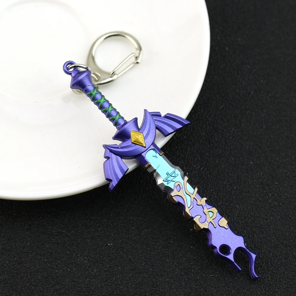 Spiel-Peripherieartikel: Legend of Master Sword Schlüsselanhänger, Schwert-Waffen-Anhänger, Schlüsselring für Fans, Sammlerstücke, Geschenke