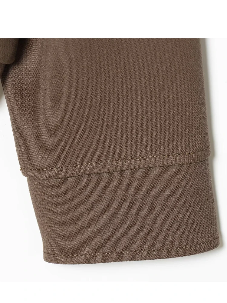 Women's Bomber Jackets Coats New Fashion Turn-down Collar Long Sleeve Loose Coat Vintage Female Outerwear Chic Tops ﻿