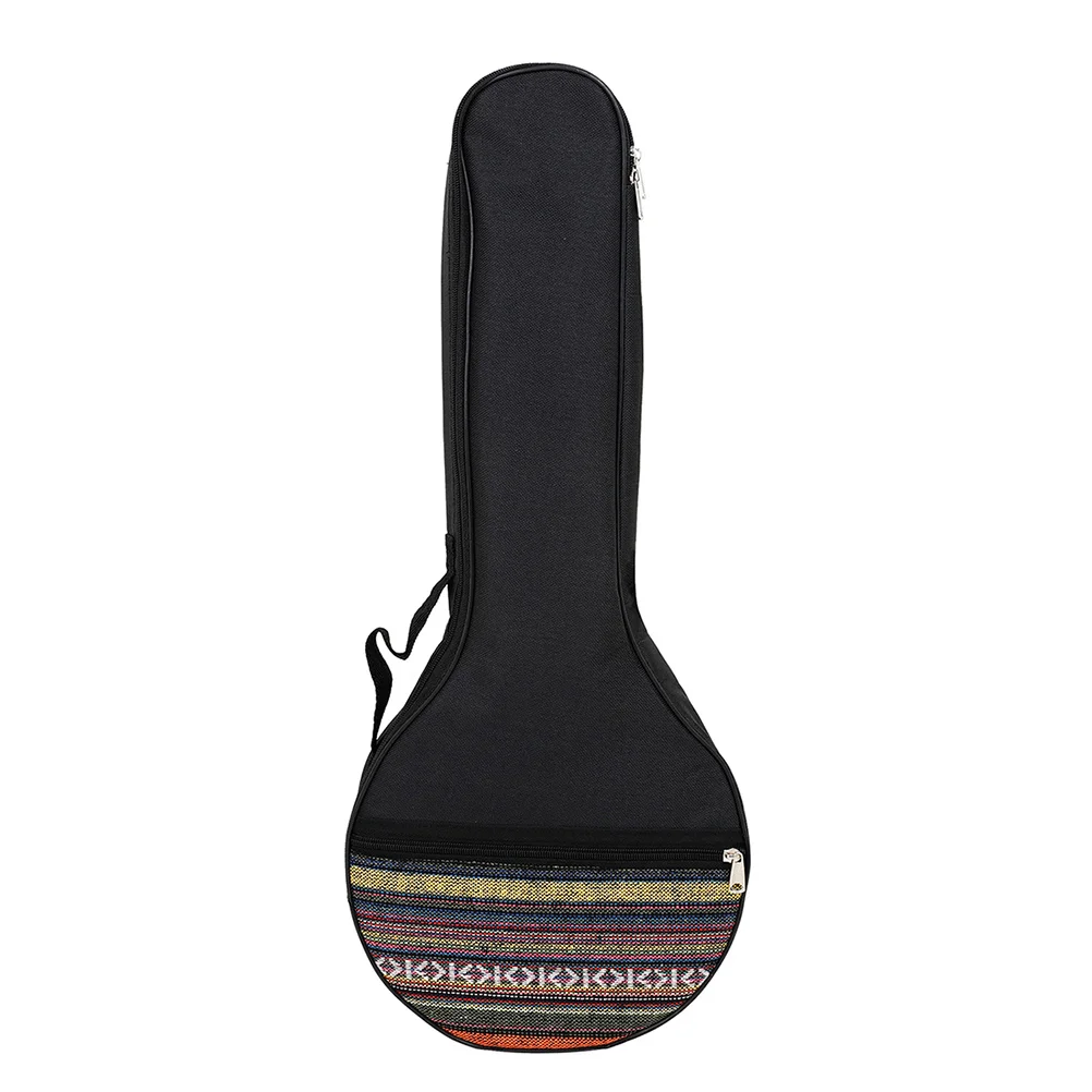 

Banjolele Carrying Bag Concert Banjo Case Black Waterproof Oxford Cloth Backpack Musical Instrument Accessories
