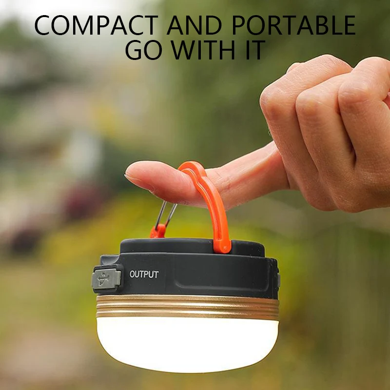 1800mAh USB Rechargeable Portable Flashlight camping light portable flashlight portable lanterns camping lamp camping lantern Camping Equipment Lights LED Lantern Table Lamp Outdoor Hiking Night Hanging