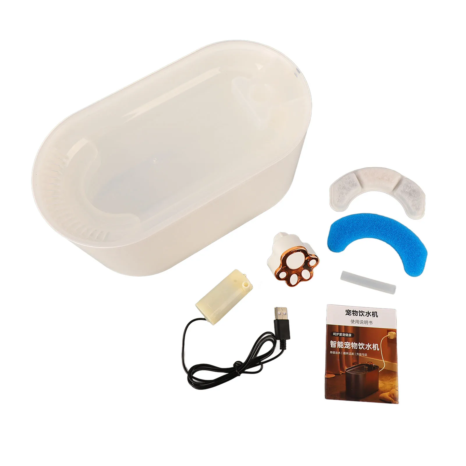 

Pet Automatic Water Dispenser Large Capacity Cycling Filtration Water Feeder Detachable Pet Water Fountain For Dog Cat