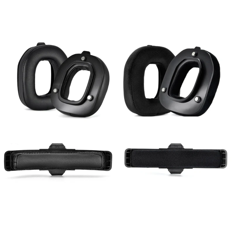 

2xDurable Ear Pads for astro A40TR Headphone Sleeves Earmuff Easily Replaced Ear Pads Sleeves Cover Headband Cushion 95AF