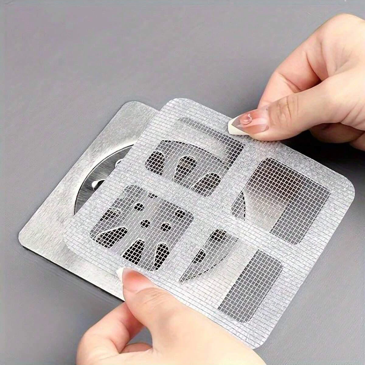 1pc/10pcs/20pcs Disposable Shower Drain Hair Catcher Floor Drain Filter Screen Stickers for Shower for shower drain cover shower drain filter etc