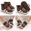 Spring and Autumn New Brown Baby Baptism Walking Shoes for Boys from 0 to 12 Months Soft Sole Lightweight Sports Shoes 3