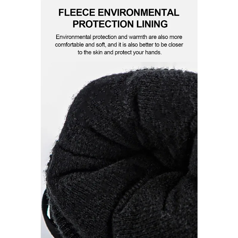 Winter Warmth Outdoor Cycling Gloves Windproof Waterproof Motorcycle Riding Ski Gloves Unisex