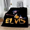 The King E-Elvis Presley Printed Blanket Picnic Blankets Warm Blanket Soft and Comfortable Blanket Home Travel Birthday Gift 1