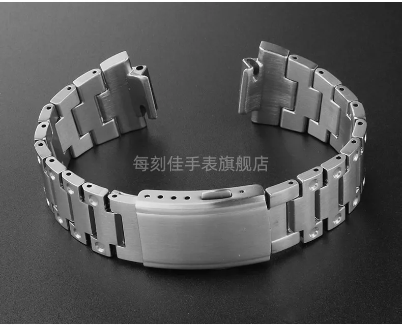 Für Casio G-SHOCK Metallgehäuse Armband Edelstahl Anzug DW5600/GW-M5610/5000 GW-B5600 Modifiziertes cooles goldenes schwarzes Armband – Detail 14
