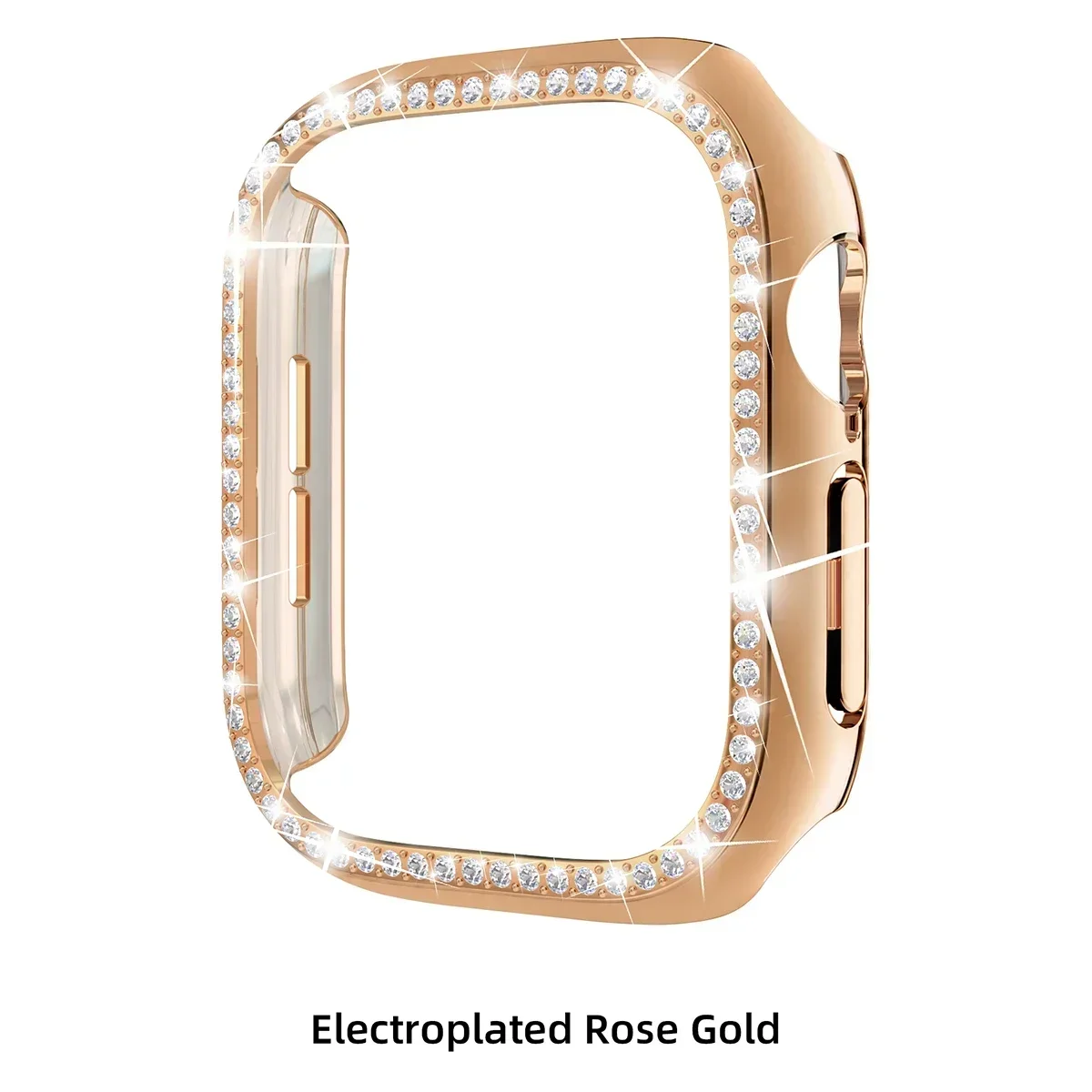 Elegant Diamond Anti-Scratch Bumper Protector for Women's Watch - 46mm/42mm