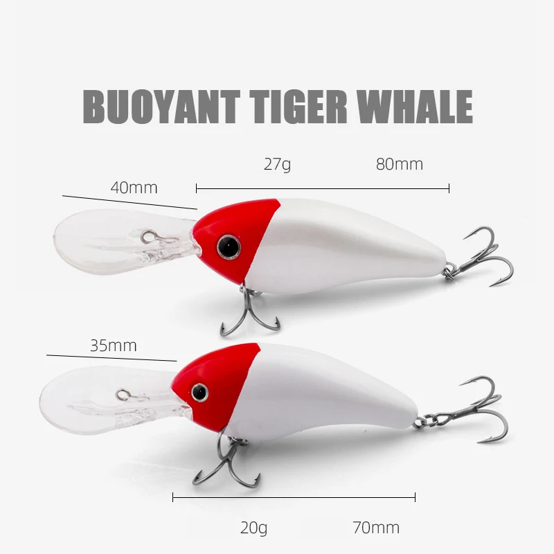 Deep Diving Crankbait Fishing Lures 20g 27g Crankbait Wobbler Minnow SwimBait Artificial Hard Bait Saltwater Fishing Tackle 1Pcs fishing lure