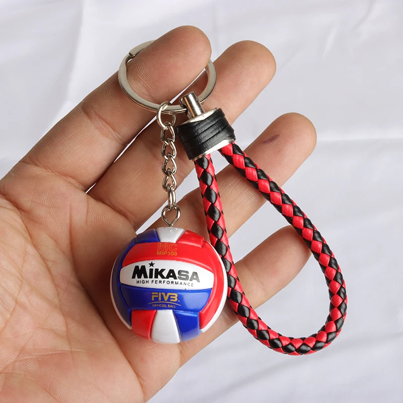 Schmuck Geschenke PVC Volleyball Schlüsselanhänger Mode Mini Kreative Strand Ball Schlüsselanhänger Bunte Niedliche Mini Ball Schlüsselanhänger Ornamente – Detail 11