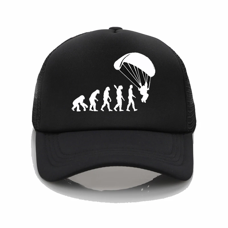 

Fashion hats Skydiver Paraglider Evolution Classic Baseball Cap Women Men Breathable Trucker caps adjustable sunshade Dad hat