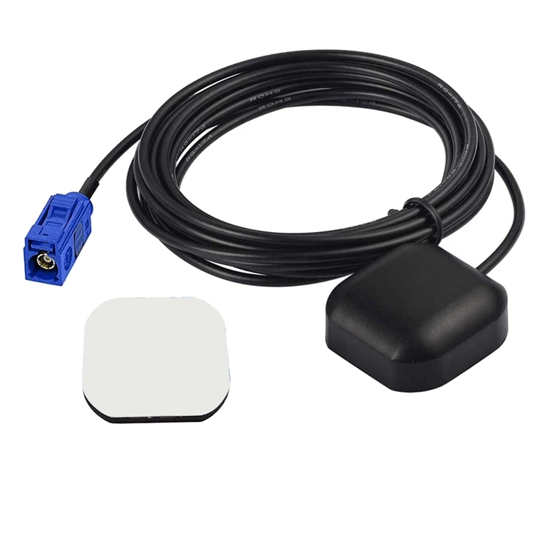 

Vehicle Active GPS Navigation Antenna Fakra C Blue Car Antenna for Ford Dodge RAM GM Chevrolet GMC Jeep -BMW - Benz
