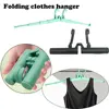 Space Saving Folding Clothes Hanger Clothes Rack Adjustable Car Hanger Storage Racks Rotatable Clothes Rack for Home Cupboard 3