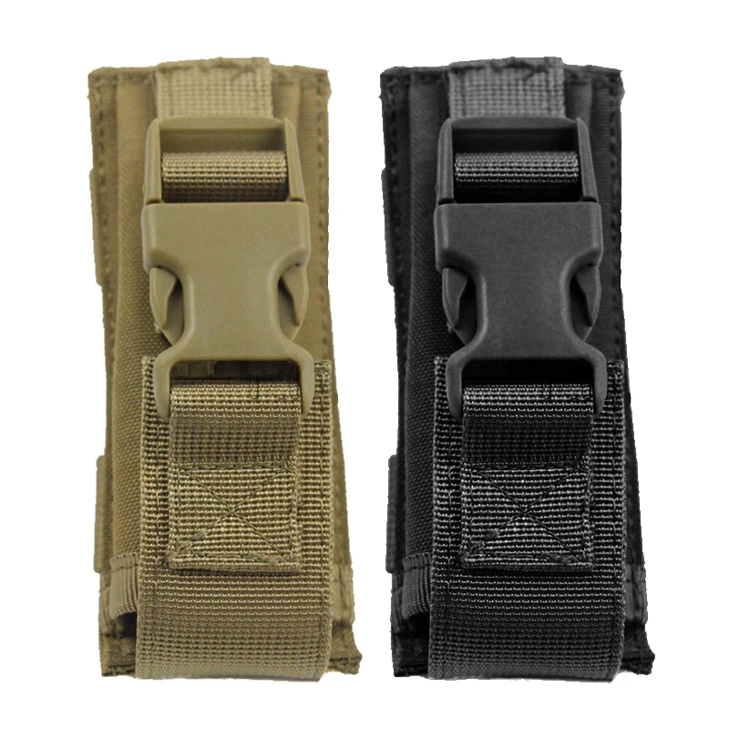 

Tactical Molle Belt Pouch Single Pistol Magazine Pouch Knife Flashlight Sheath Holder Airsoft Hunting Ammo Bag Pouch Carrier