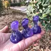 5cm Natural Purple Fluorite Snake Crystal Animal Carving Crafts Healing Energy Stone Fashion Home Decoration Gift 1PCS 2