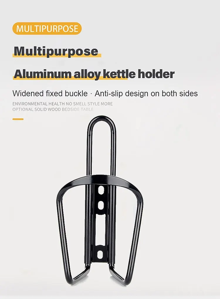 S8a8aeb112596499faccb6bcd2d68cf1en Aluminum Alloy Bicycle Bottle Holder Cycling Bicycle Drink Water Bottle Rack Holder Mount for Mountain Folding Bike Cage Mallzona