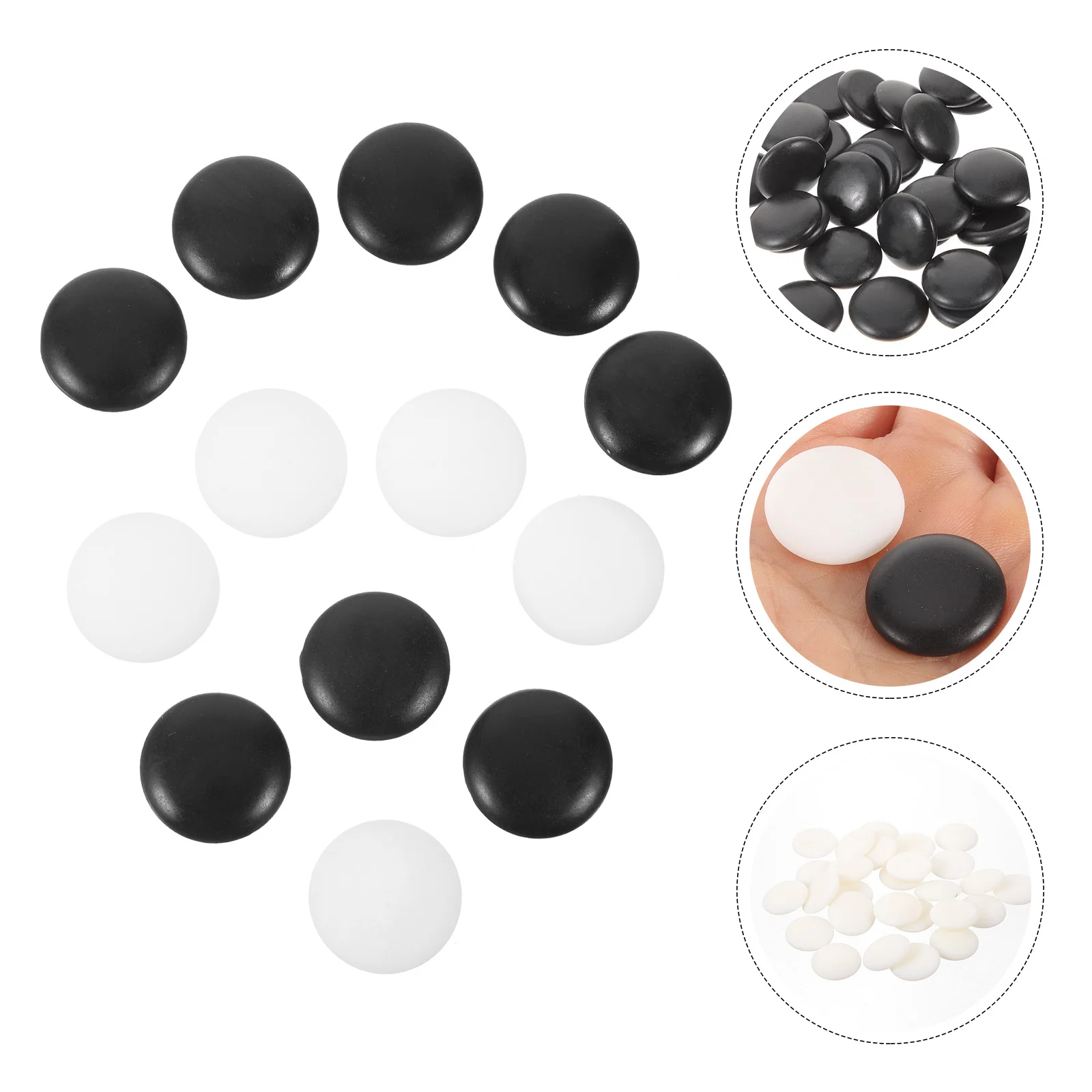 360 Pcs Standard Resin Pieces Made of Resin Material Resistant to Falling Loose Melamine Game Small Chess Stone Beads Board colido 405nm uv resin standard photopolymer resin for lcd 3d printer resin 1kg 3d printing material