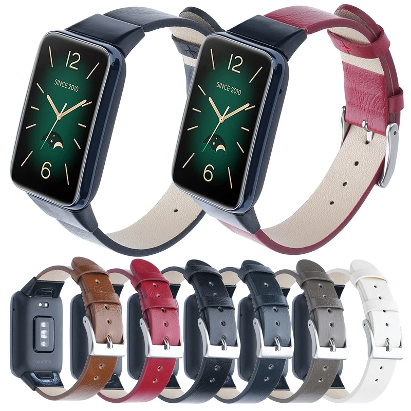 

Кожаный ремешок для Mi Band 7 Pro, умный ремешок для Xiaomi band 7 Pro, ремешок для наручных часов