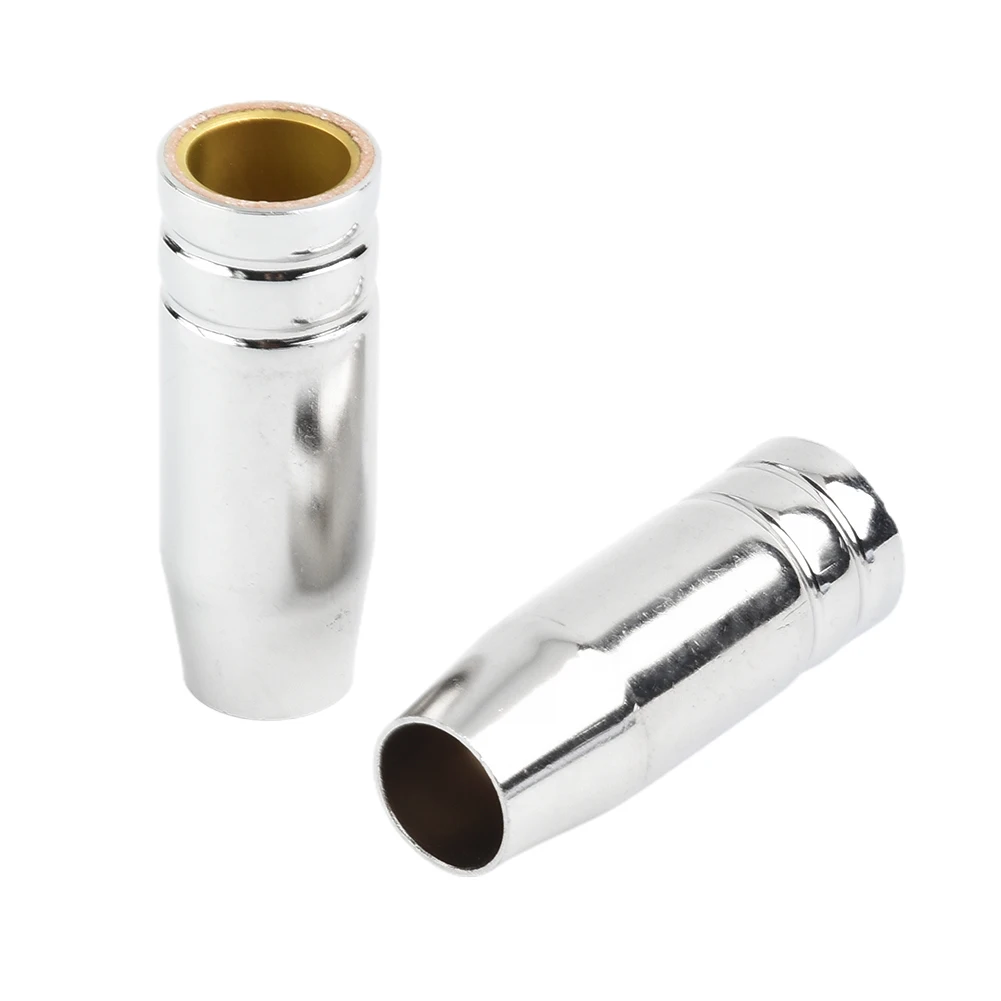 

2pcs Nozzle Guards Conical MB25 MIG Nozzle Pneumatic Push On Shroud Spoiler Style Welding Machine For Binzel MB25 Welding Parts