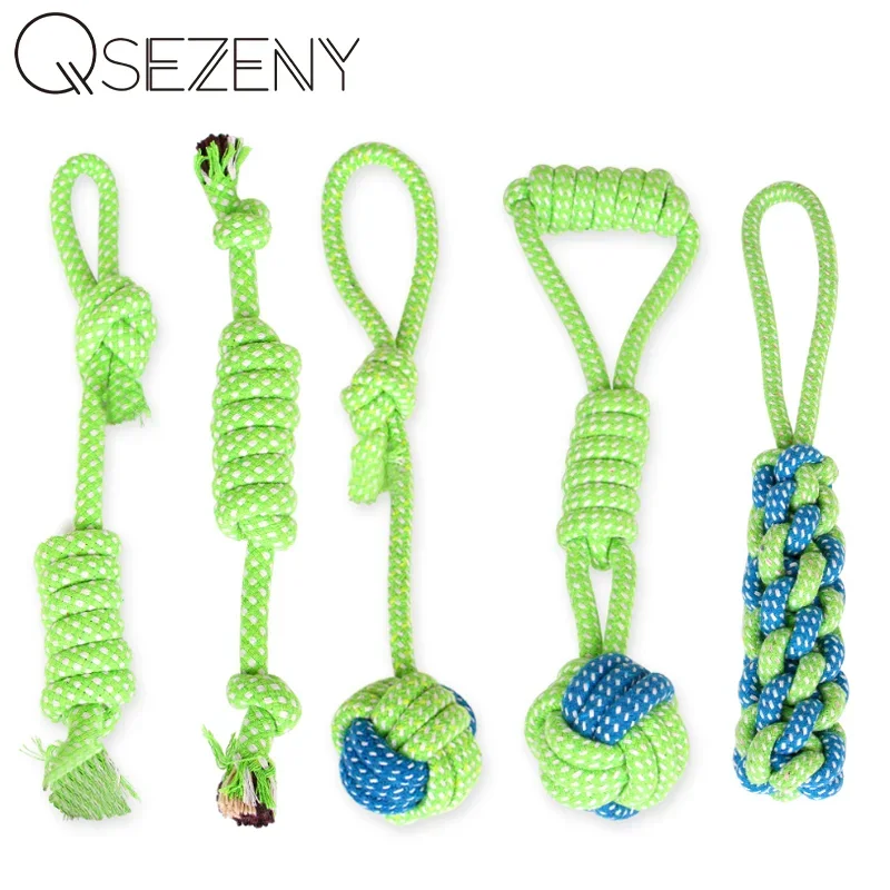 Dog Chew Toys,3Pack Pets Puppy Toys Small Rope Balls for Dogs Teething Chew  Cotton Toy Ball Random Color 