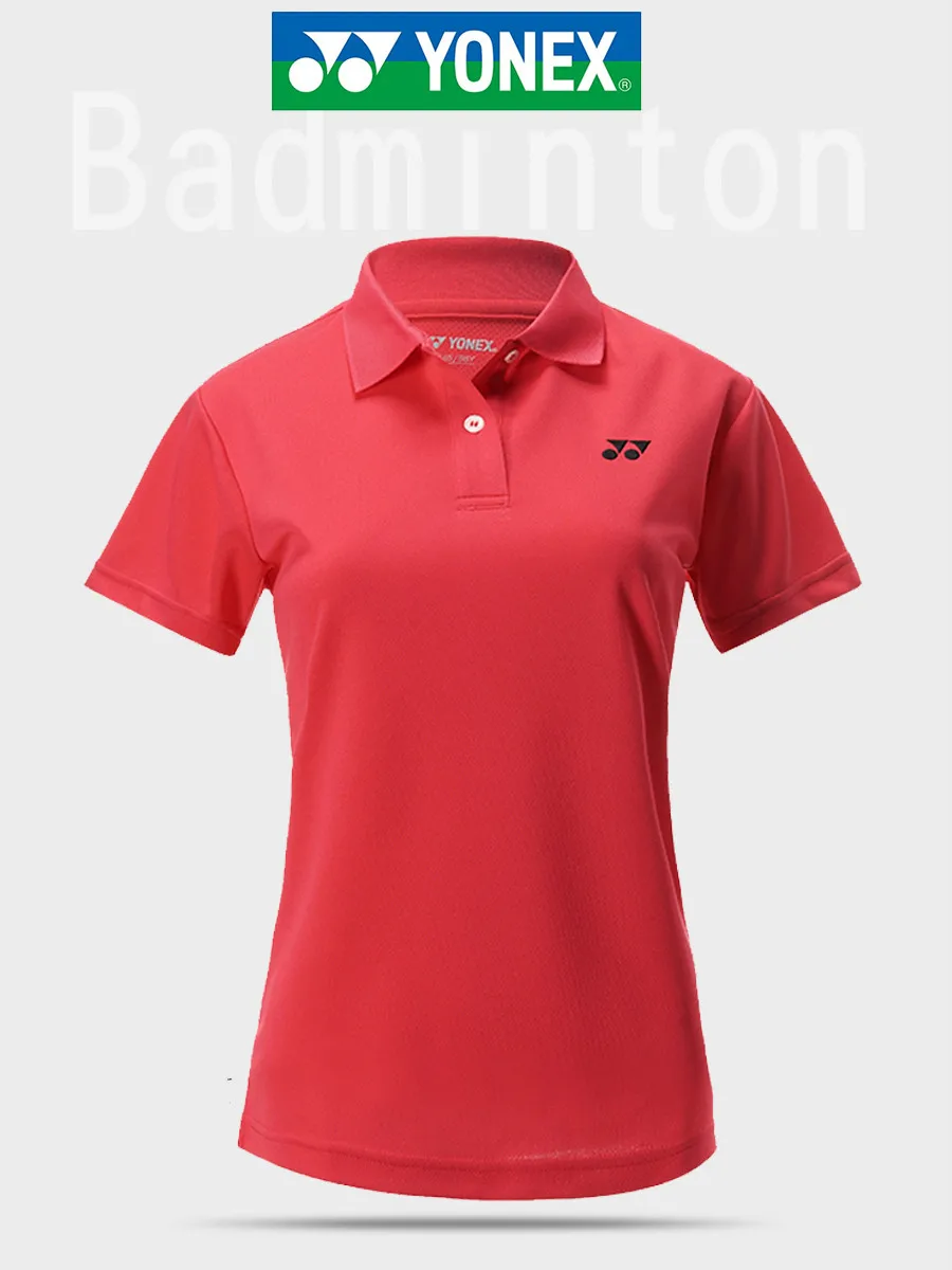 Yonex badminton uniform men and women quick-drying led lapel POLO team jersey