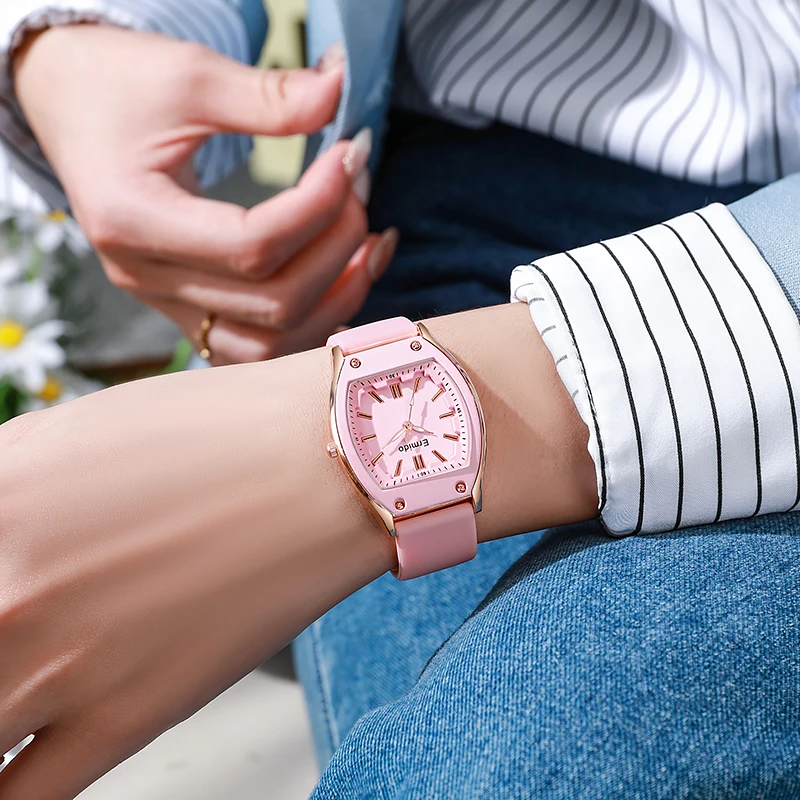 2024 New Arrival Fashion Quartz Watches For Women Ladies Girls Gift Watch Candy Color Silicone Band Wristwatch Relojes Feminin0 3