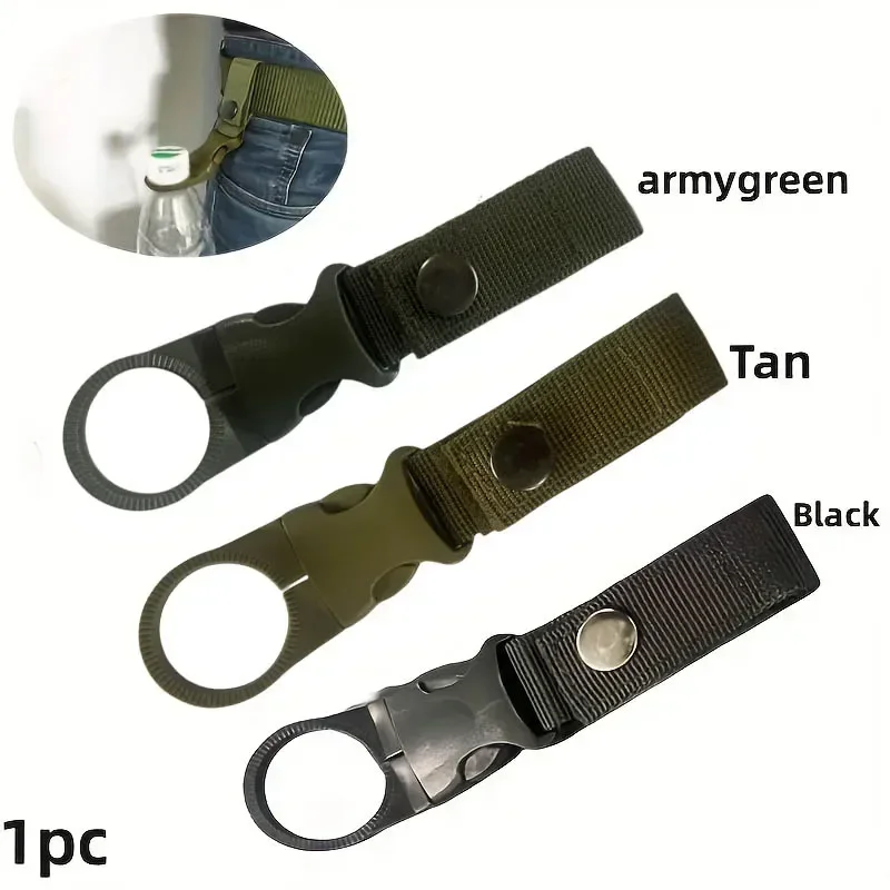 Nylon water bottle suspension buckle holder belt clip For outdoor camping and hiking water bottle holder