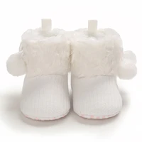 Winter Snow Baby Boots Newborn Warm Booties Soft Sole First Walkers Shoes for Baby Girls Infant Shoes Toddler 0-18Months 2