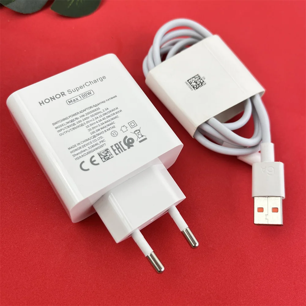 รูปสินค้า อะแดปเตอร์ชาร์จเร็ว 100W SuperCharge สำหรับมือถือ Honor