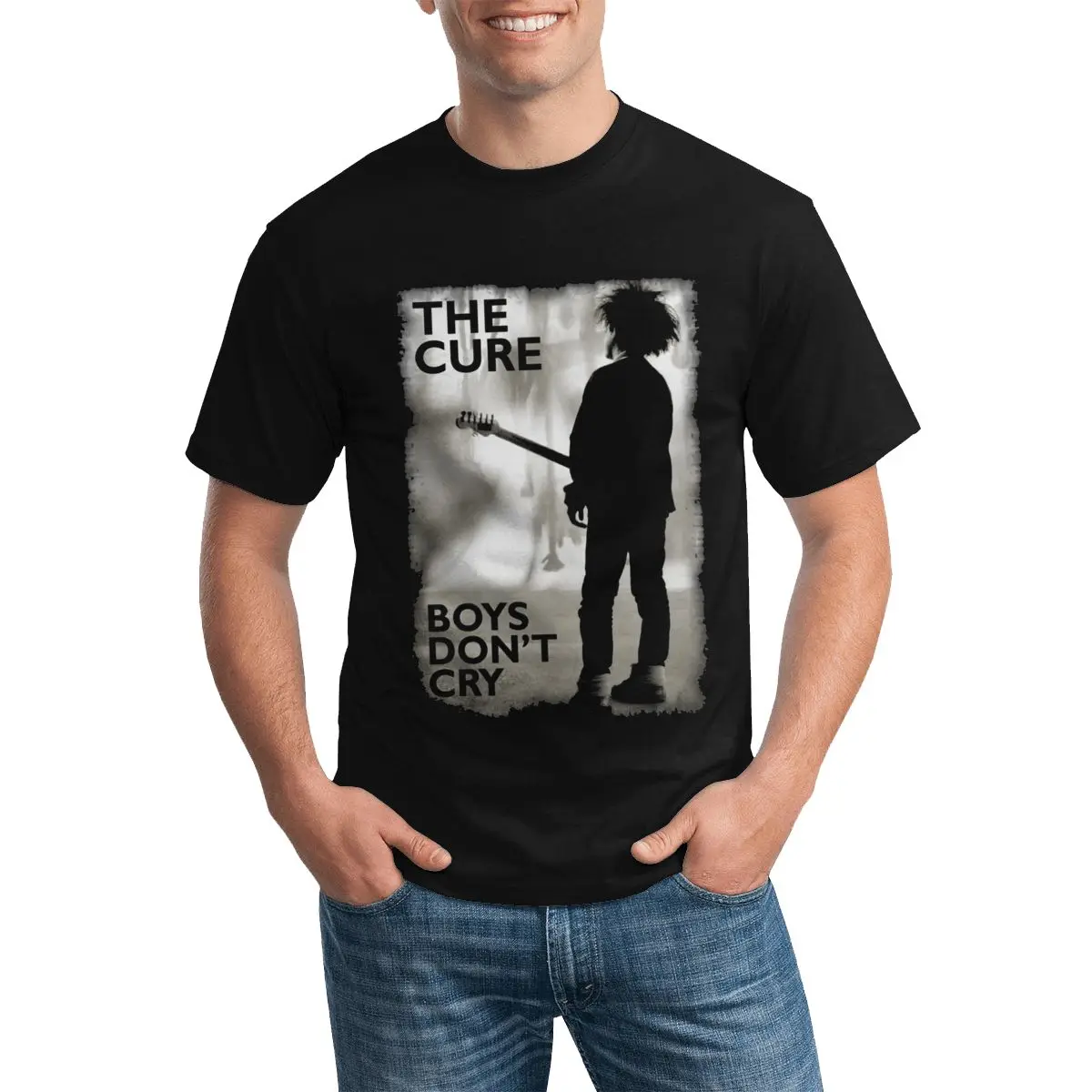 

Мужская футболка с коротким рукавом The Cure Boys Dont Cry, металлическая футболка с оригинальным логотипом Англии, летняя футболка в уличном стиле