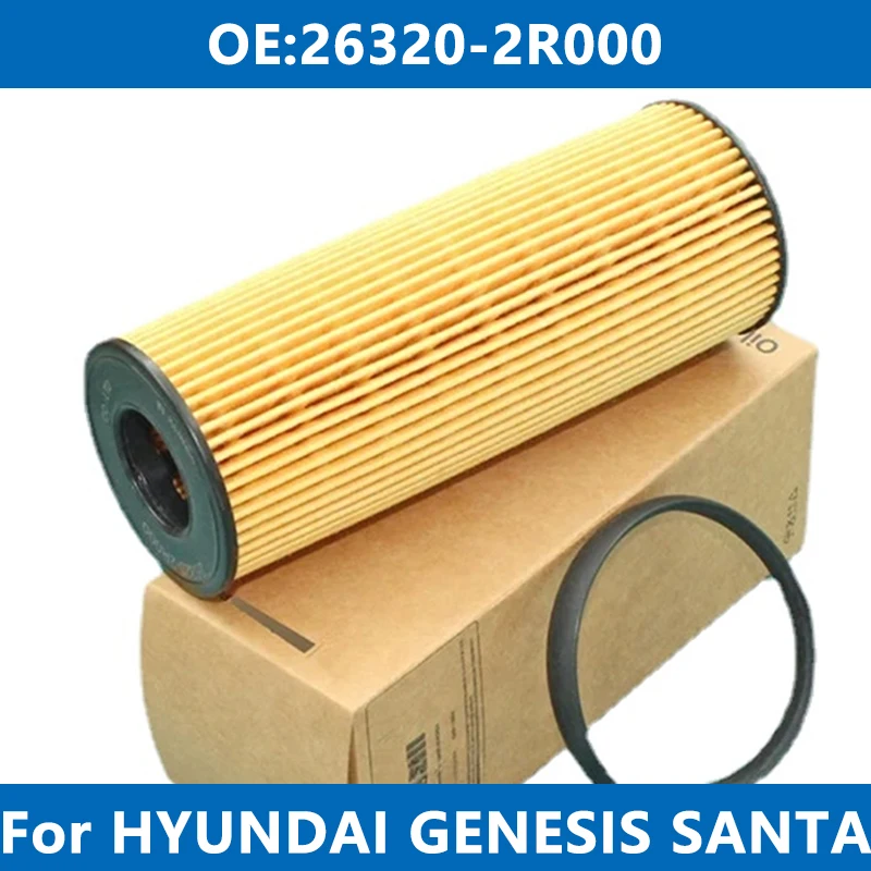 

Car Oil Filter Kit 26320-2R000 For HYUNDAI GENESIS G80 GV70 2.2 CRDi AWD SANTA FE IV HTRAC TUCSON 2.0 Engine Oil Filters