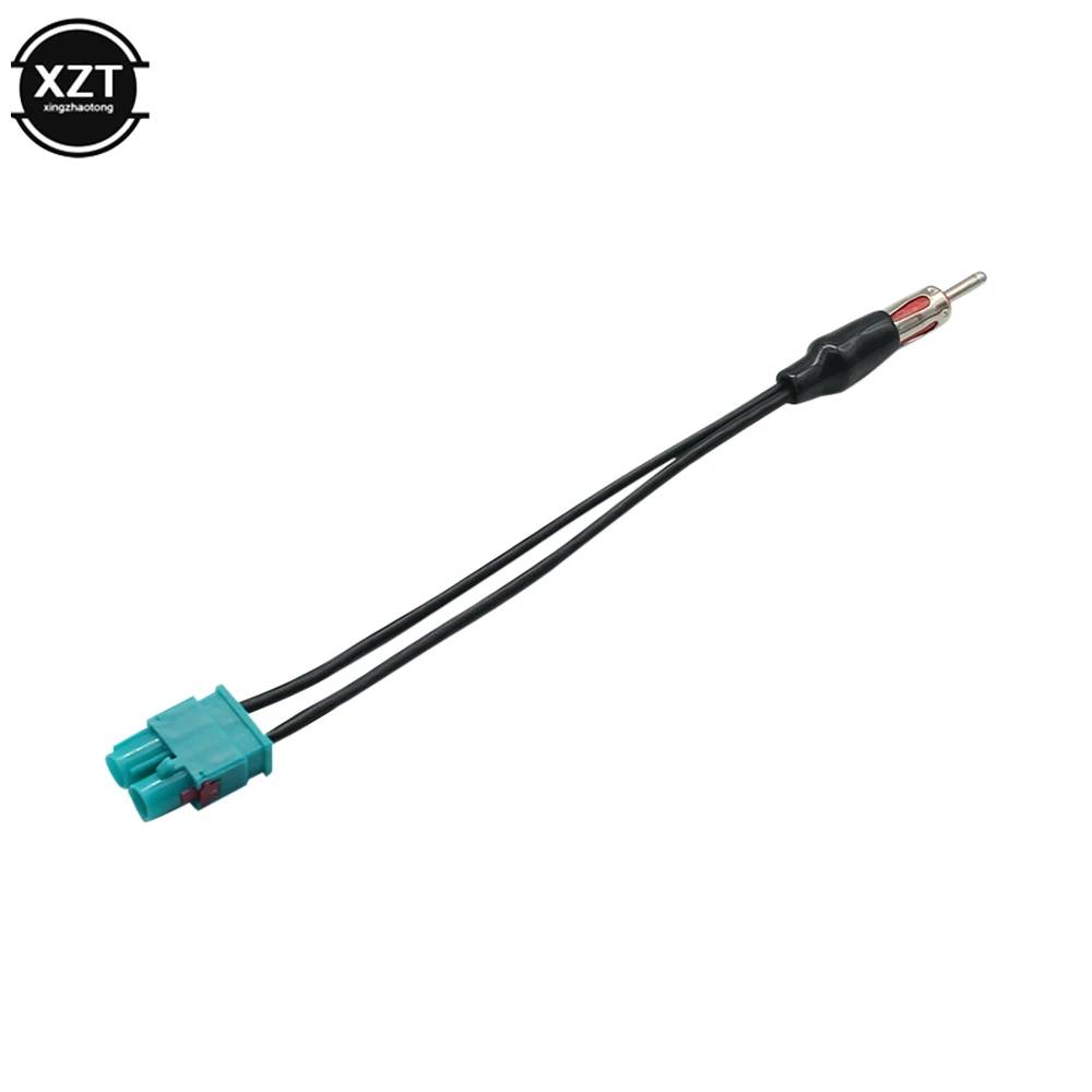 Radio Audio Cable Adaptor Antenna Male Double Fakra-Din Head Adapter Male Aerial for Audi VW Volkswagen Car ethernet cable power supply cable edl cable wrapping wire cable