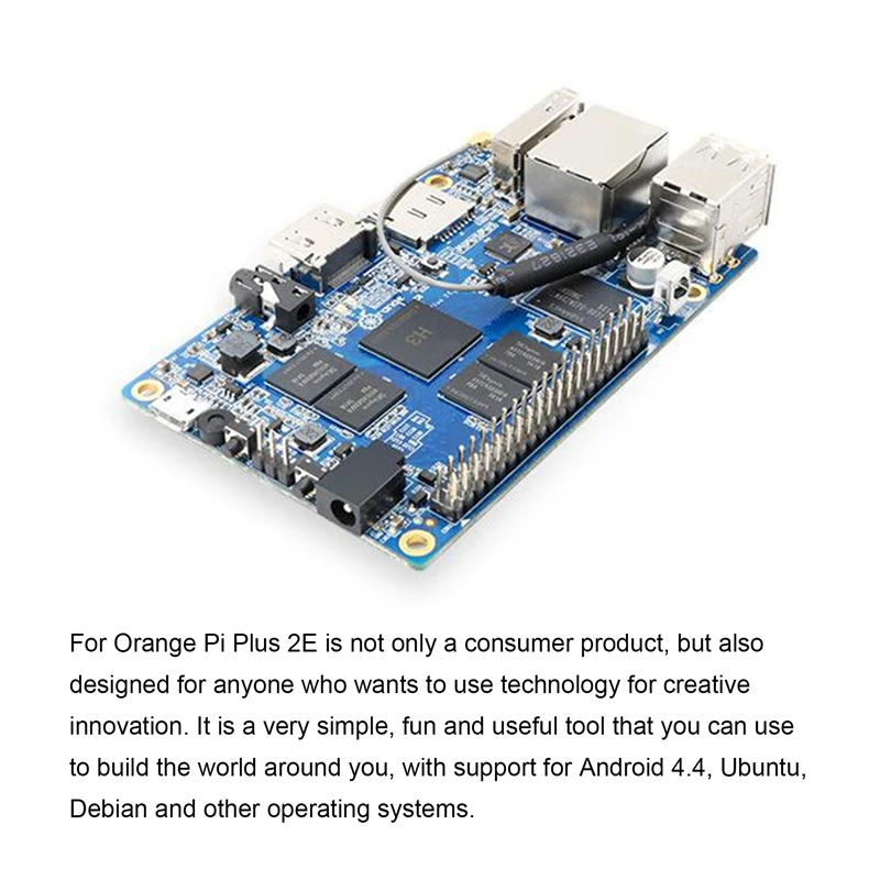 ǰ Orange Pi Plus 2E Allwinner H3 ARM Cortex-A7  ھ 2GB DDR3 ޸ ⰡƮ ̴ Ʈ  