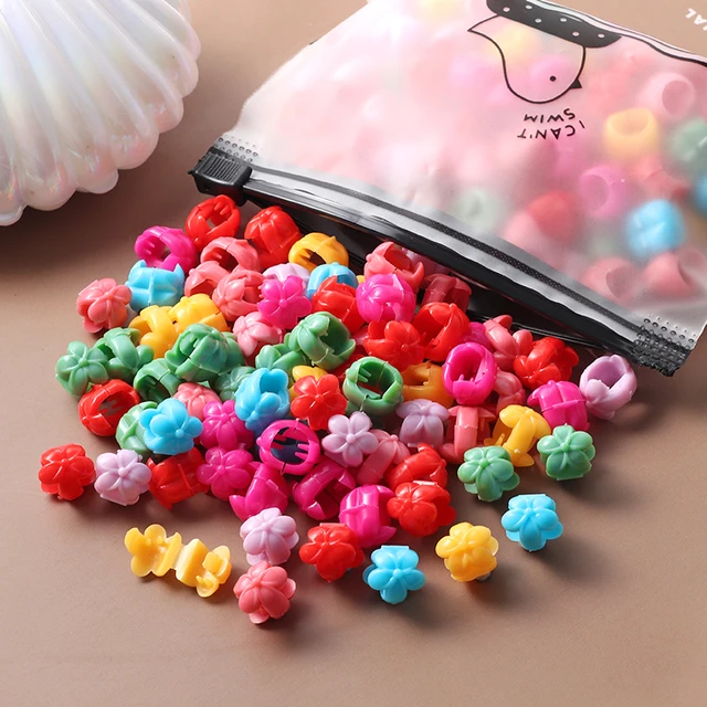 40Pcs Girls Colorful Hair Clips Flower Star Mickey Cute Small Hair Claws Kids Sweet Hairpins Cartoons Fashion Hair Accessories style-19
