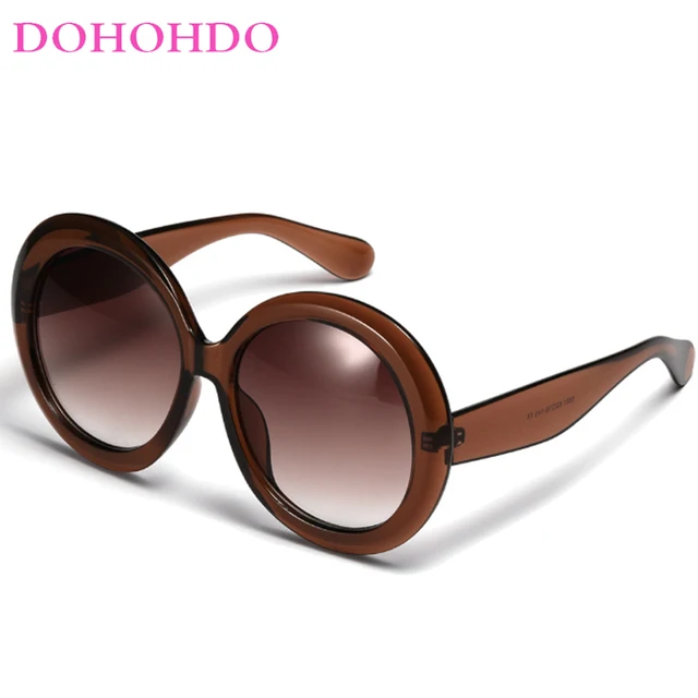 DOBathroom HDO-Lunettes de soleil vintage pour hommes et femmes, grandes et rondes, à la mode, marque de luxe, styliste, verres miroirs 1