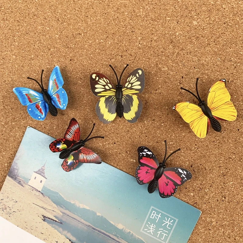 Beautiful Butterfly Shape Pin Push Pins Thumbtacks Decor Tacks Pin Cork Board DIY Office Stationery Fixed Photo Wall Nail 10pcs push pins