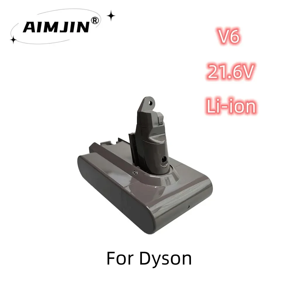 

For Dyson V6 21.6V 4800mAh/6800mAh/9800mAh/12800mAh Vacuum Cleaner Battery DC62 DC59 DC58 SV03 SV04 SV09 V6 Animal Motor